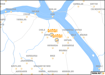 map of Dindi