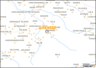 map of Dīneh Sar