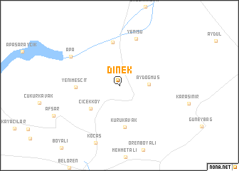 map of Dinek