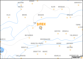 map of Dinek