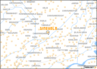 map of Dinewāla