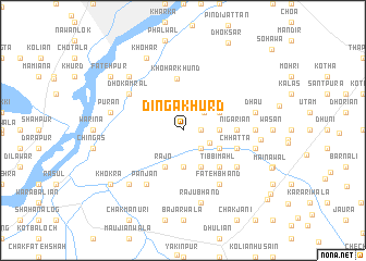 map of Dinga Khurd