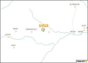 map of Dinga