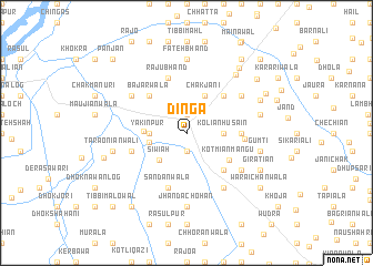 map of Dinga
