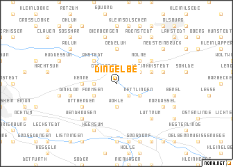 map of Dingelbe