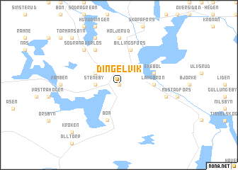 map of Dingelvik
