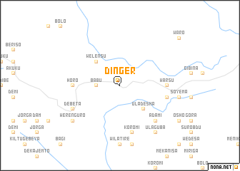 map of Dīnger