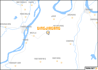 map of Dingjiagang