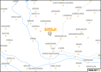 map of Dingji