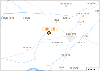 map of Dinglou
