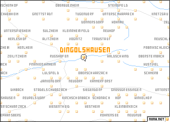map of Dingolshausen