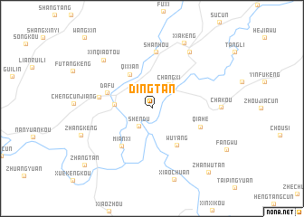 map of Dingtan