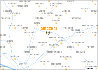 map of Dingzhai