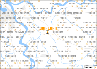 map of Ðình Loan