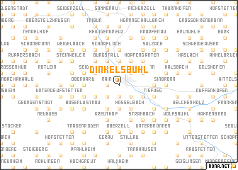 map of Dinkelsbühl