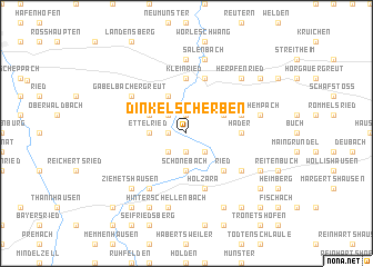 map of Dinkelscherben