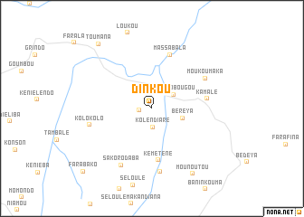 map of Dinkou