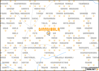 map of Dinndi Bala