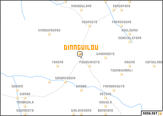 map of Dinnguilou