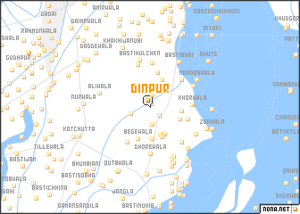 map of Dinpur