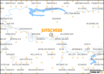 map of Dinschede