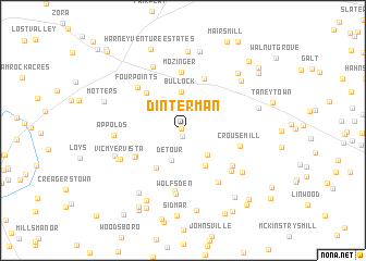 map of Dinterman