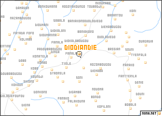 map of Diodiandiè