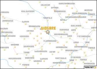 map of Dio-Gare