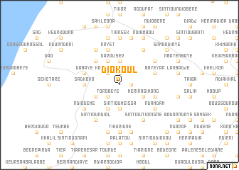 map of Diokoul