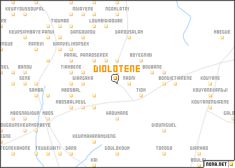 map of Diolotène