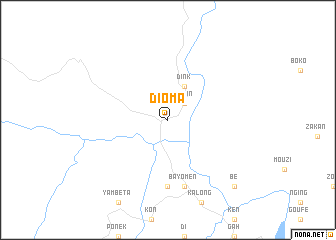 map of Dioma
