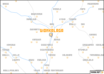 map of Diomkalaga