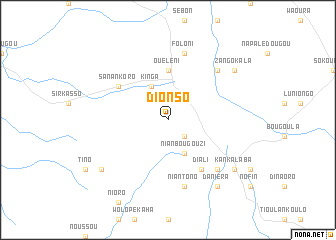 map of Dionso
