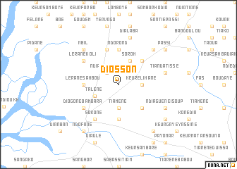 map of Diosson