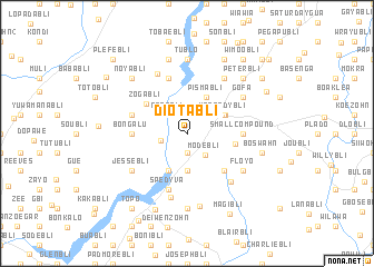 map of Diotabli