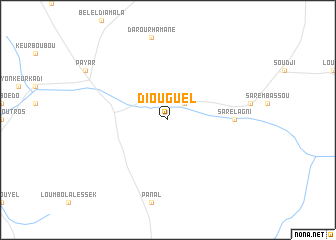 map of Diouguel