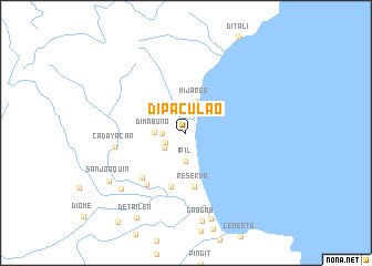 map of Dipaculao
