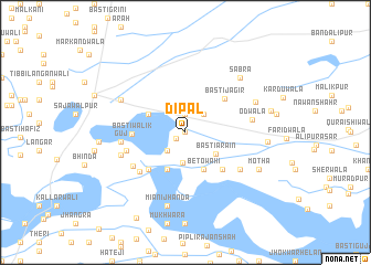 map of Dipāl