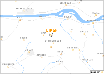 map of Ðipša