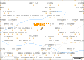 map of Dipshorn