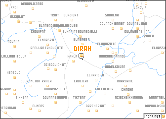 map of Dirah