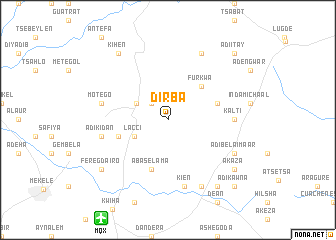map of Dirba