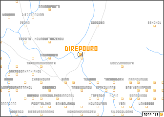map of Dirépouro