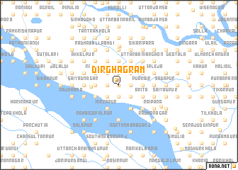 map of Dirghagrām