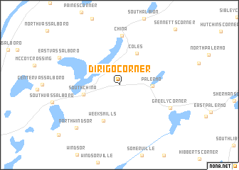 map of Dirigo Corner