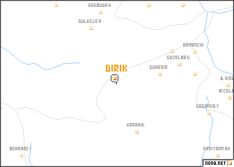 map of Dirik