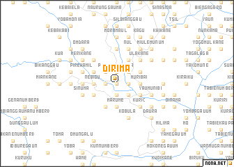 map of Dirima