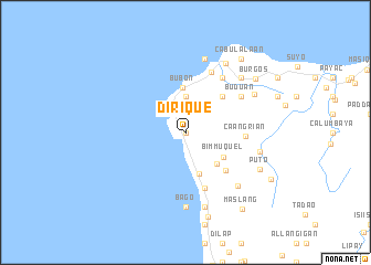 map of Dirique