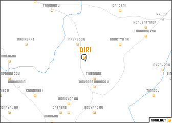 map of Diri