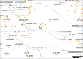 map of Dīr Mīr